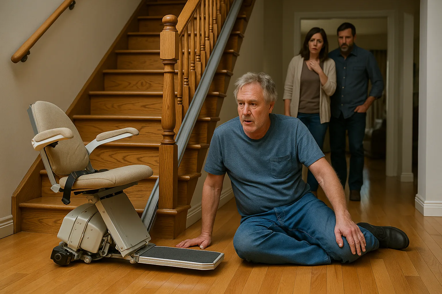 Treppenlift selber bauen Unfall